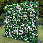 Aliflowers Diamond Rose with Greenery Flower for Wedding Backdrop ALFWL081 - Ali Flowers