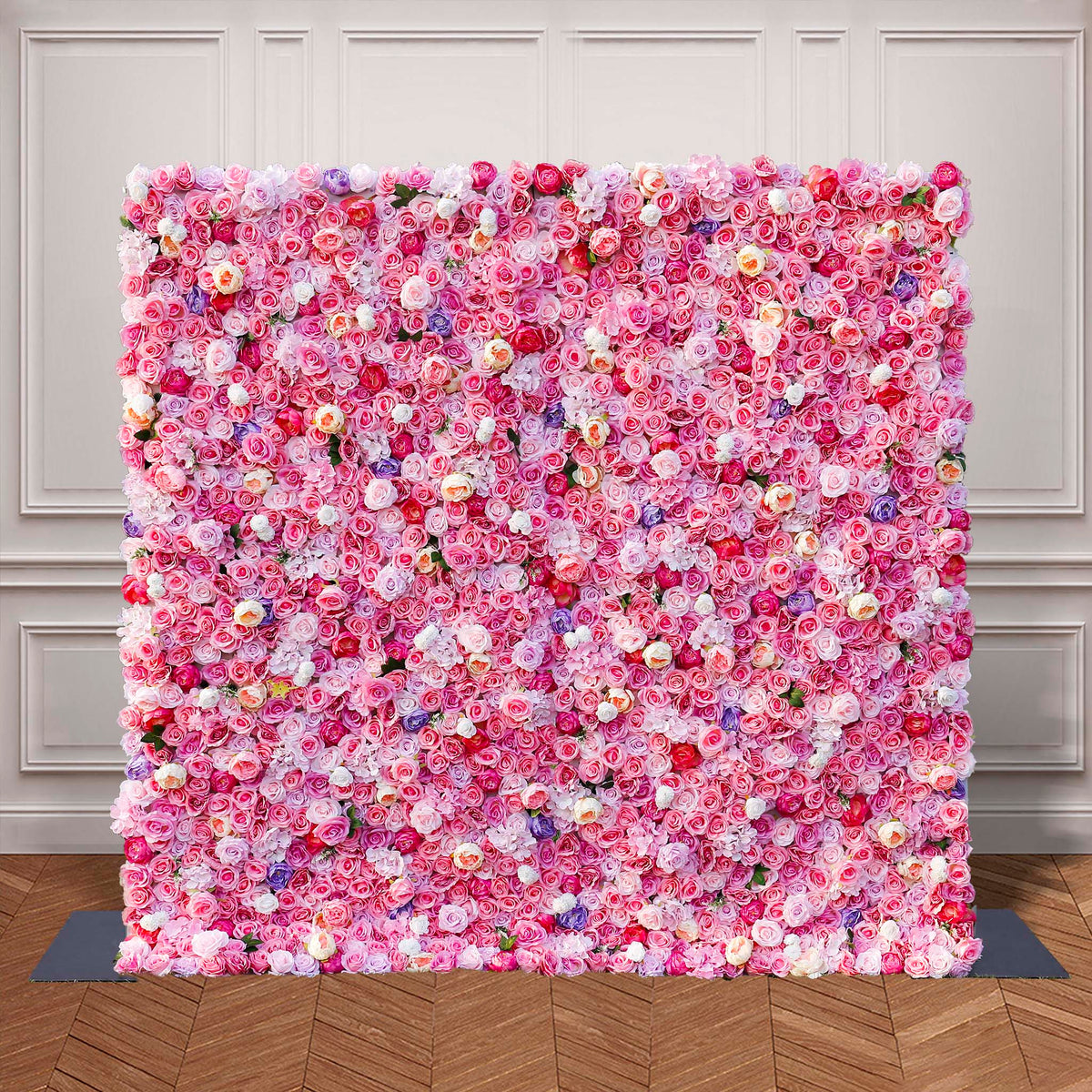 Aliflowers 3D Hot Pink Flowers for Wall Wedding Decorative ALFWL045 - Ali Flowers