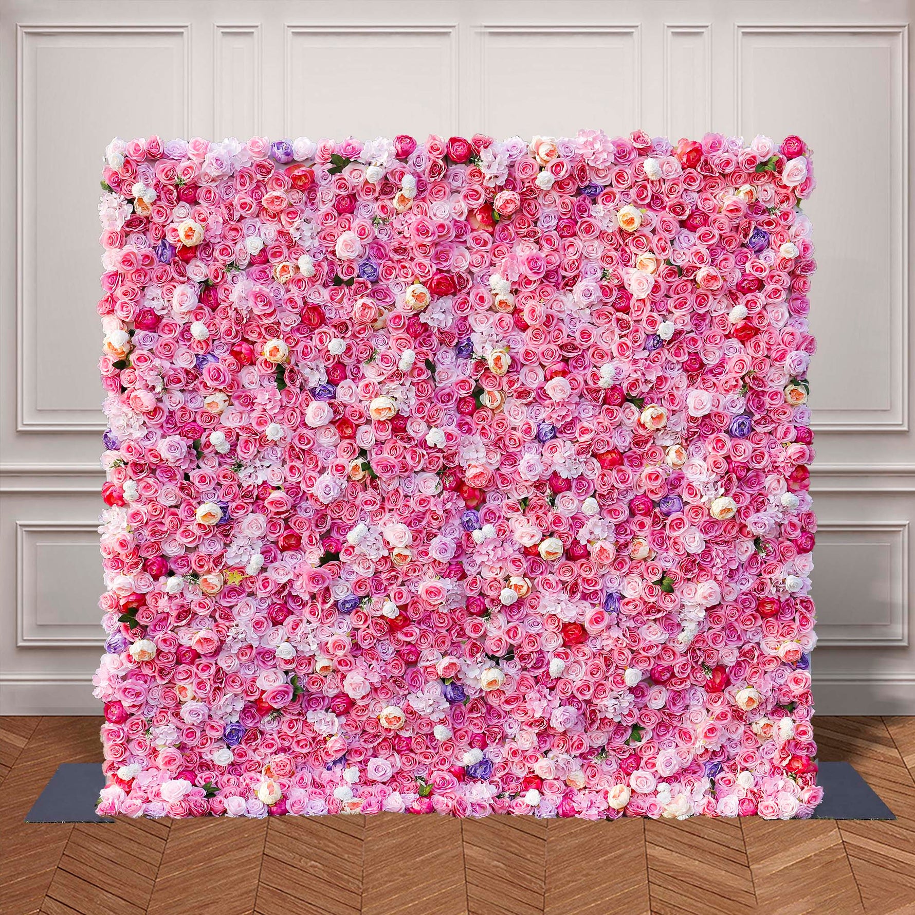 Aliflowers 3D Hot Pink Flowers for Wall Wedding Decorative ALFWL045 - Ali Flowers