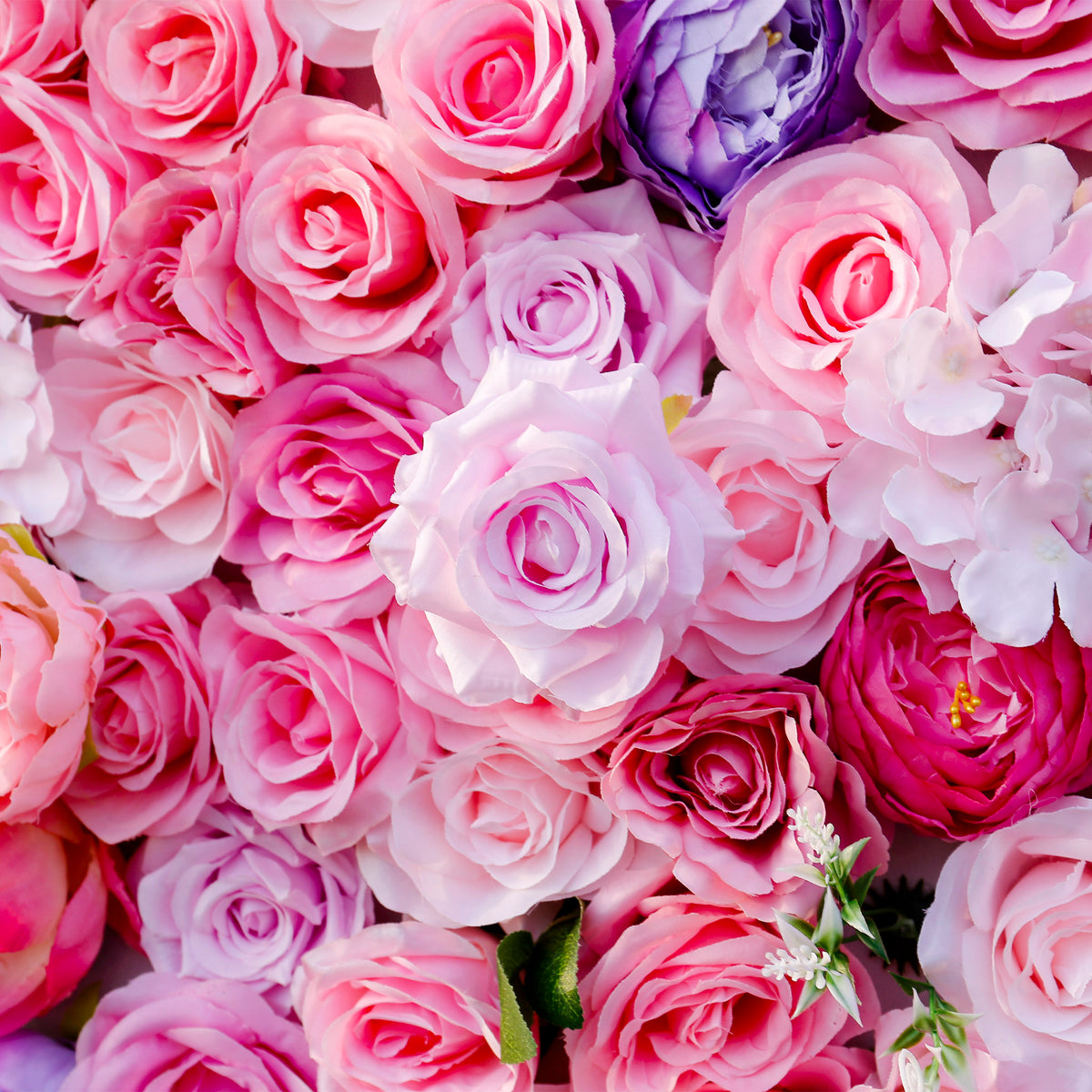 Aliflowers 3D Hot Pink Flowers for Wall Wedding Decorative ALFWL045 - Ali Flowers