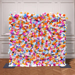 Aliflowers 5D Colorful Flowers Larkspur Artificial Flower Wall Swag ALFWL103 - Ali Flowers