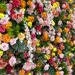 5D Colorful Floral Fabric Flower Wall