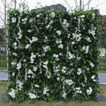 Aliflowers Luxury Green Plants Leaves with Hang flowers for Outdoor Wedding Green Backdrop ALFWL109 - Ali Flowers