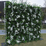 Aliflowers Luxury Green Plants Leaves with Hang flowers for Outdoor Wedding Green Backdrop ALFWL109 - Ali Flowers