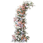 Aliflowers Blush Series Christmas Cactus Horn Arch Backdrop ALFAC014 - Ali Flowers
