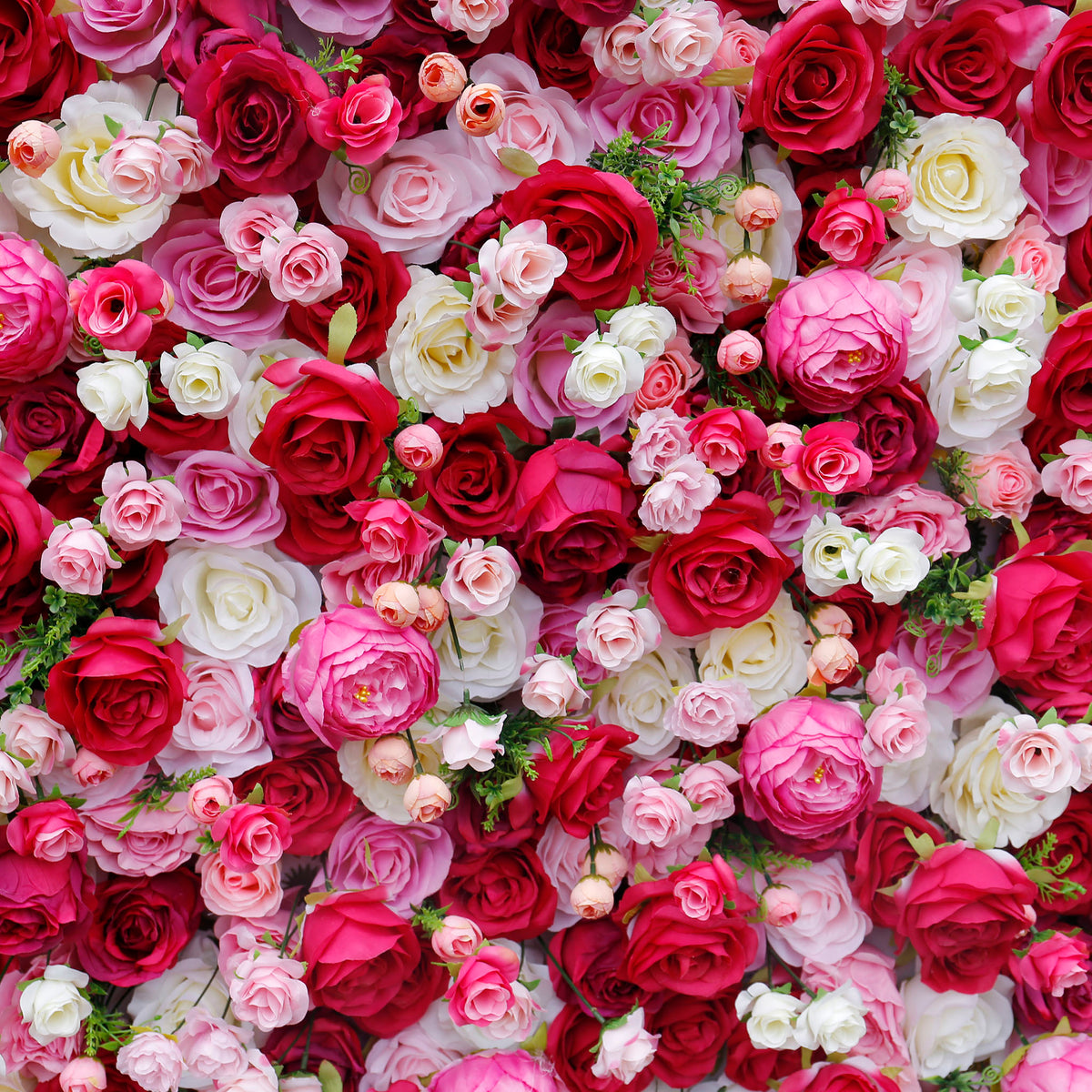 Aliflowers Rustic Style 3D Red Pink Rose Rolling up Curtain Flowers Wall ALFWL047 - Ali Flowers