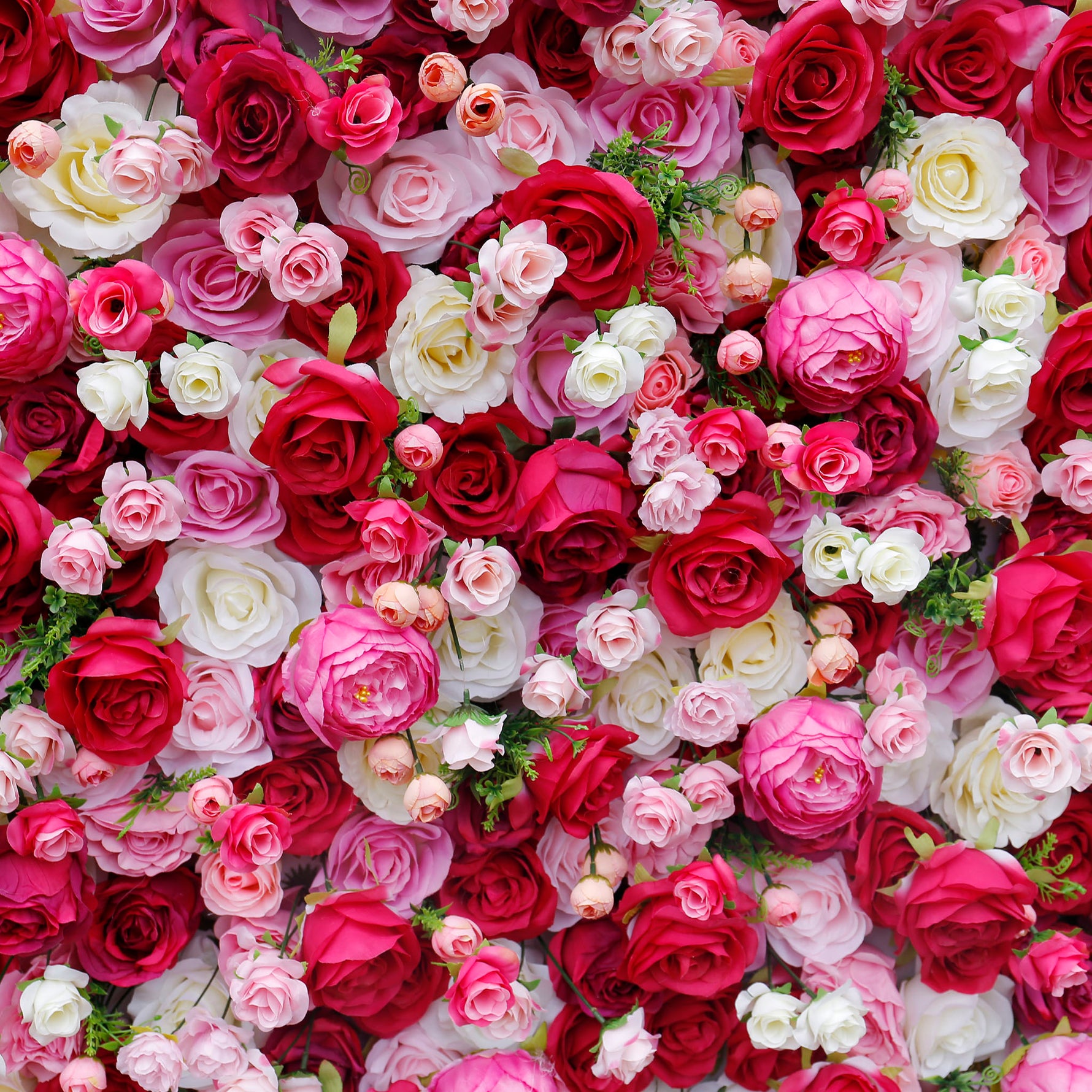 Aliflowers Rustic Style 3D Red Pink Rose Rolling up Curtain Flowers Wall ALFWL047 - Ali Flowers