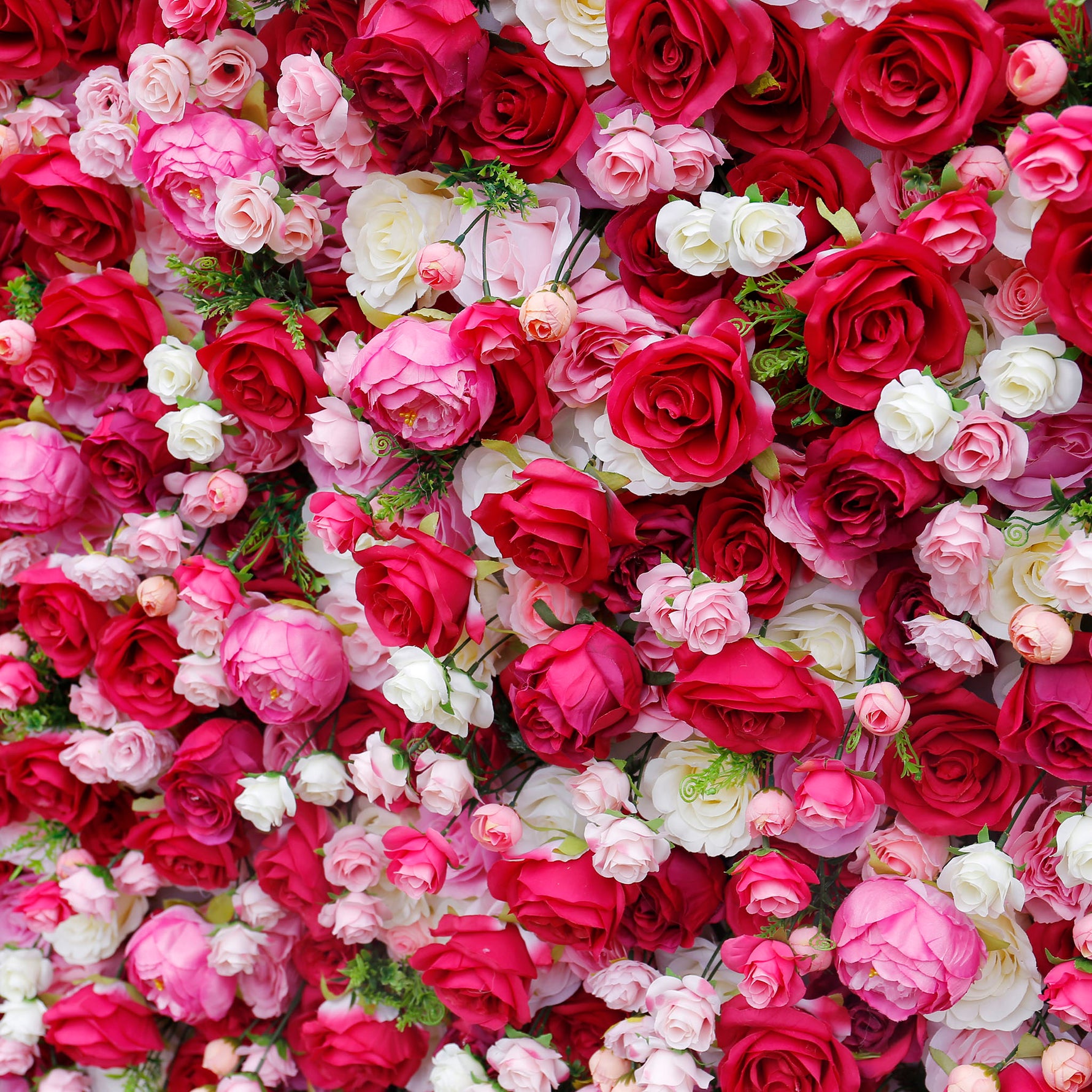 Aliflowers Rustic Style 3D Red Pink Rose Rolling up Curtain Flowers Wall ALFWL047 - Ali Flowers