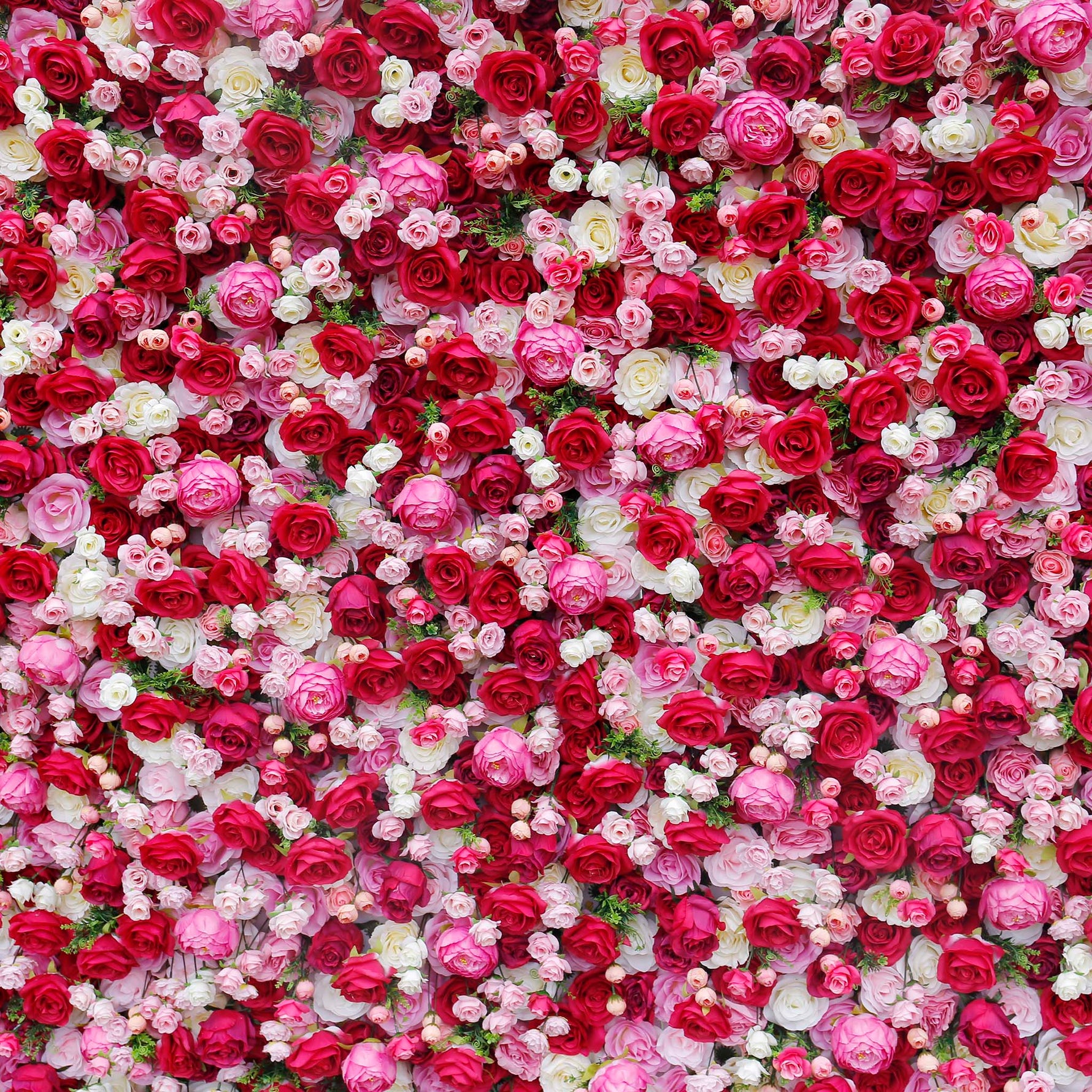 Aliflowers Rustic Style 3D Red Pink Rose Rolling up Curtain Flowers Wall ALFWL047 - Ali Flowers