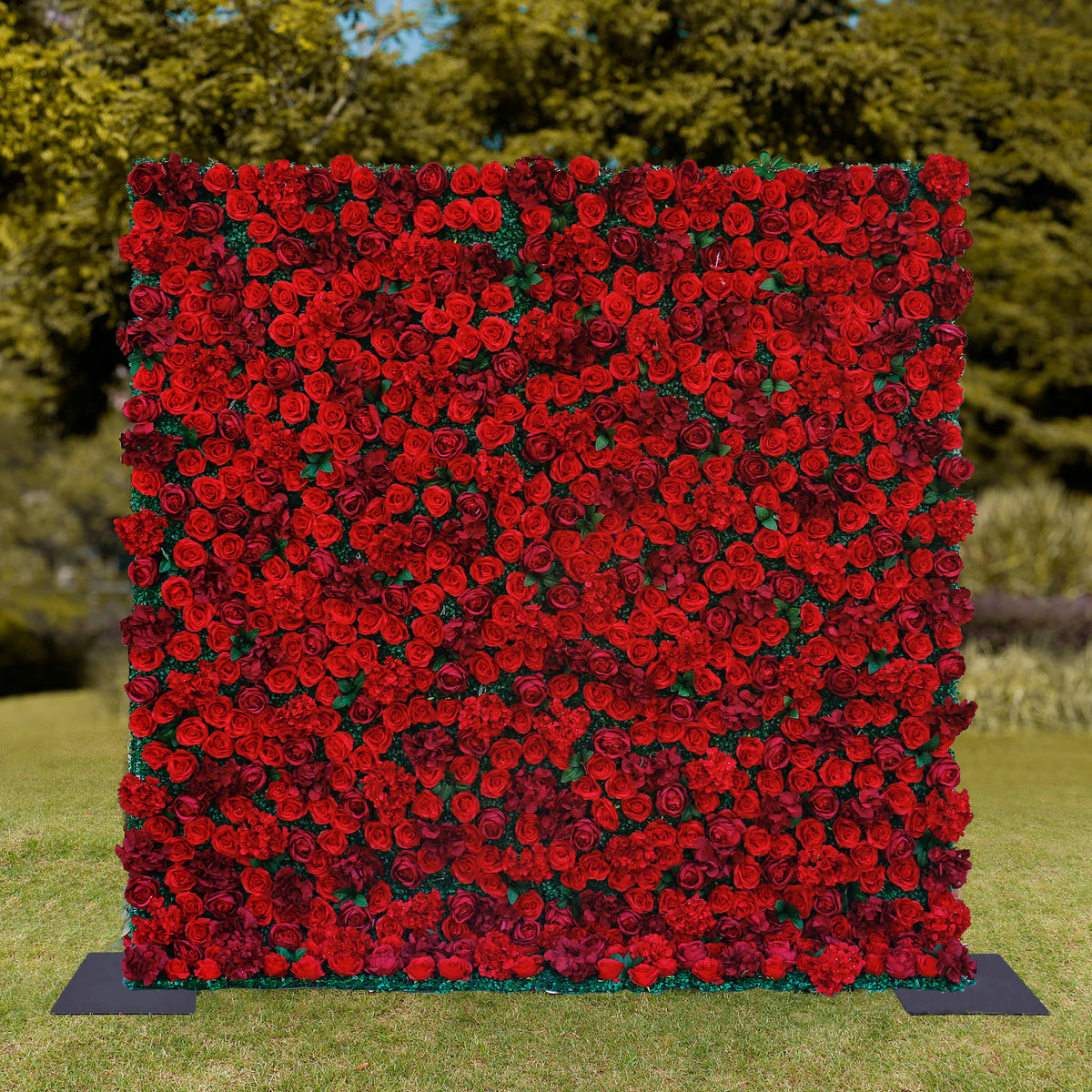 Aliflowers Rose Wall Wedding Backdrop Decor Marriage Props ALFWL064 - Ali Flowers