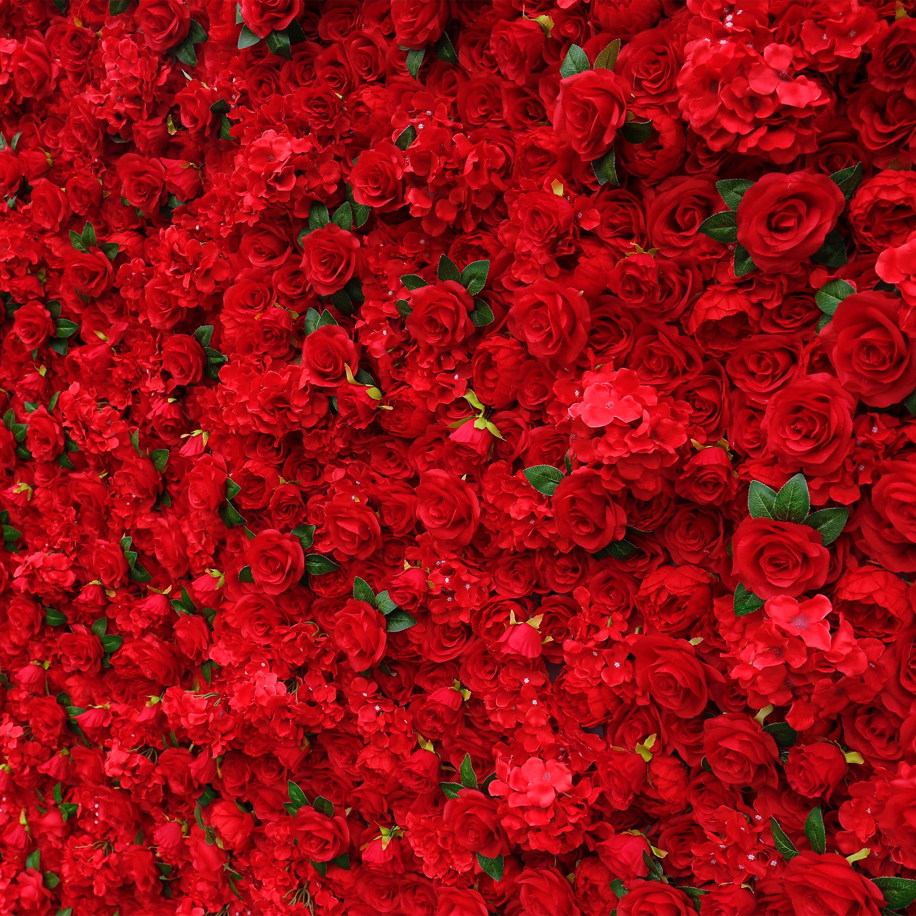Aliflowers Red Rose with Hydrangea 3D Flower Wall Decor for Display Party Stage Prop ALFWL060 - Ali Flowers