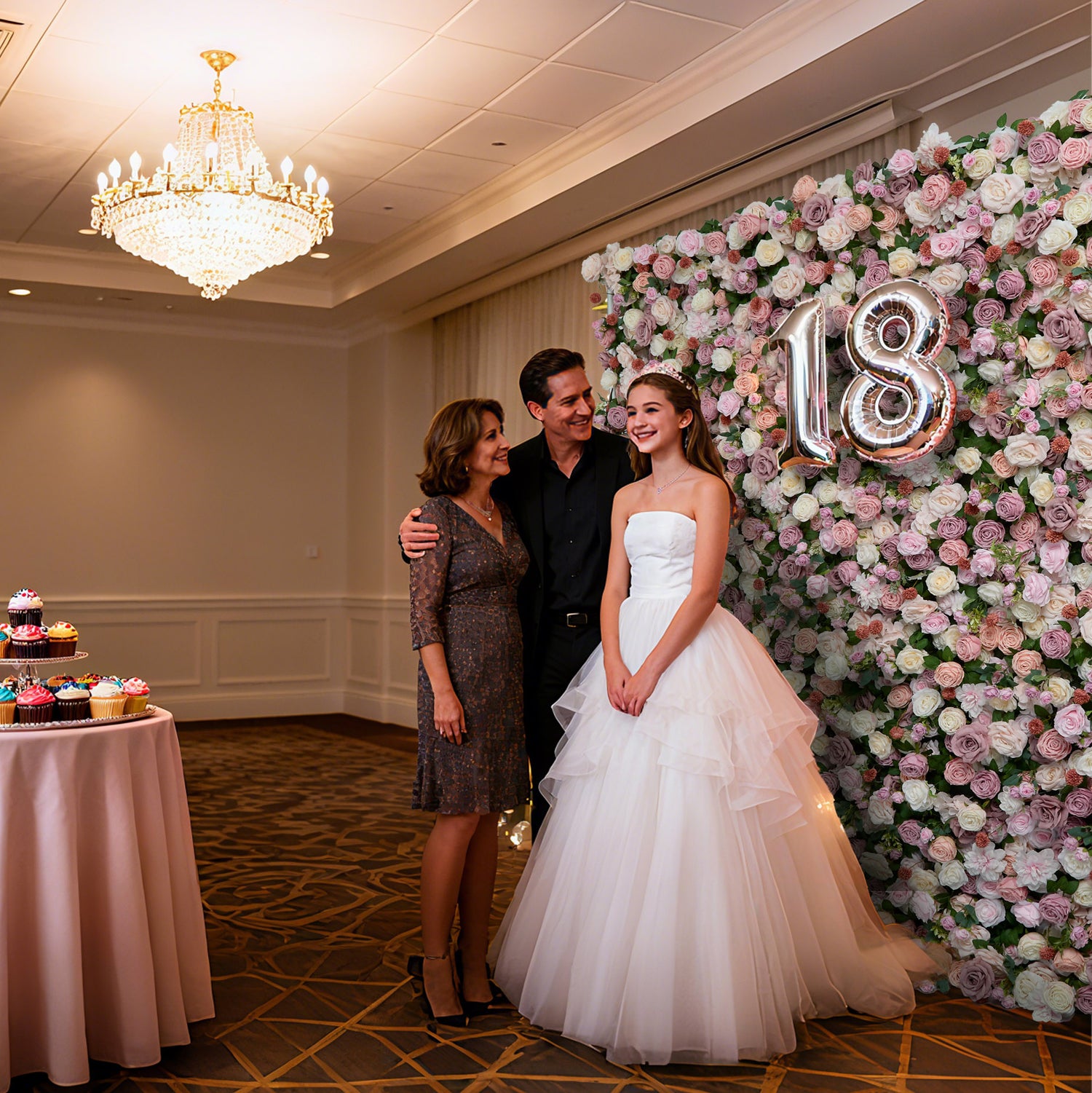 Ali Flowers 5D Silk Rose Flower Panel Backdrop Wedding Stage Decorative Curtain Artificial Flower Wall ALFWL009 - Ali Flowers