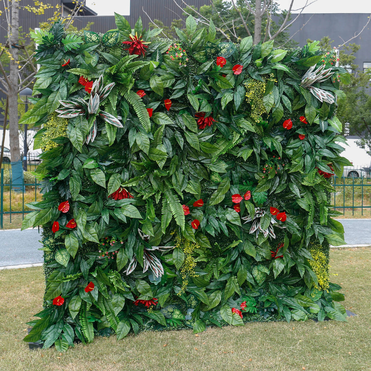 Synthetic Artificial Plant Vertical Garden Decoration Grass Wall Backdrop ALFWL143 - Ali Flowers
