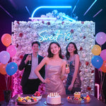 Aliflowers 3D Wave Point Rose Peony White Flower Wall ALFWL071 - Ali Flowers