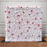 Aliflowers 3D Wave Point Rose Peony White Flower Wall ALFWL071 - Ali Flowers