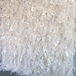 Ali Flowers Wedding Feather Backdrop Decoration 3D Artificial Silk Roll Up Cloth Fabric Net Flower Wall Background Props ALFWL012 - Ali Flowers
