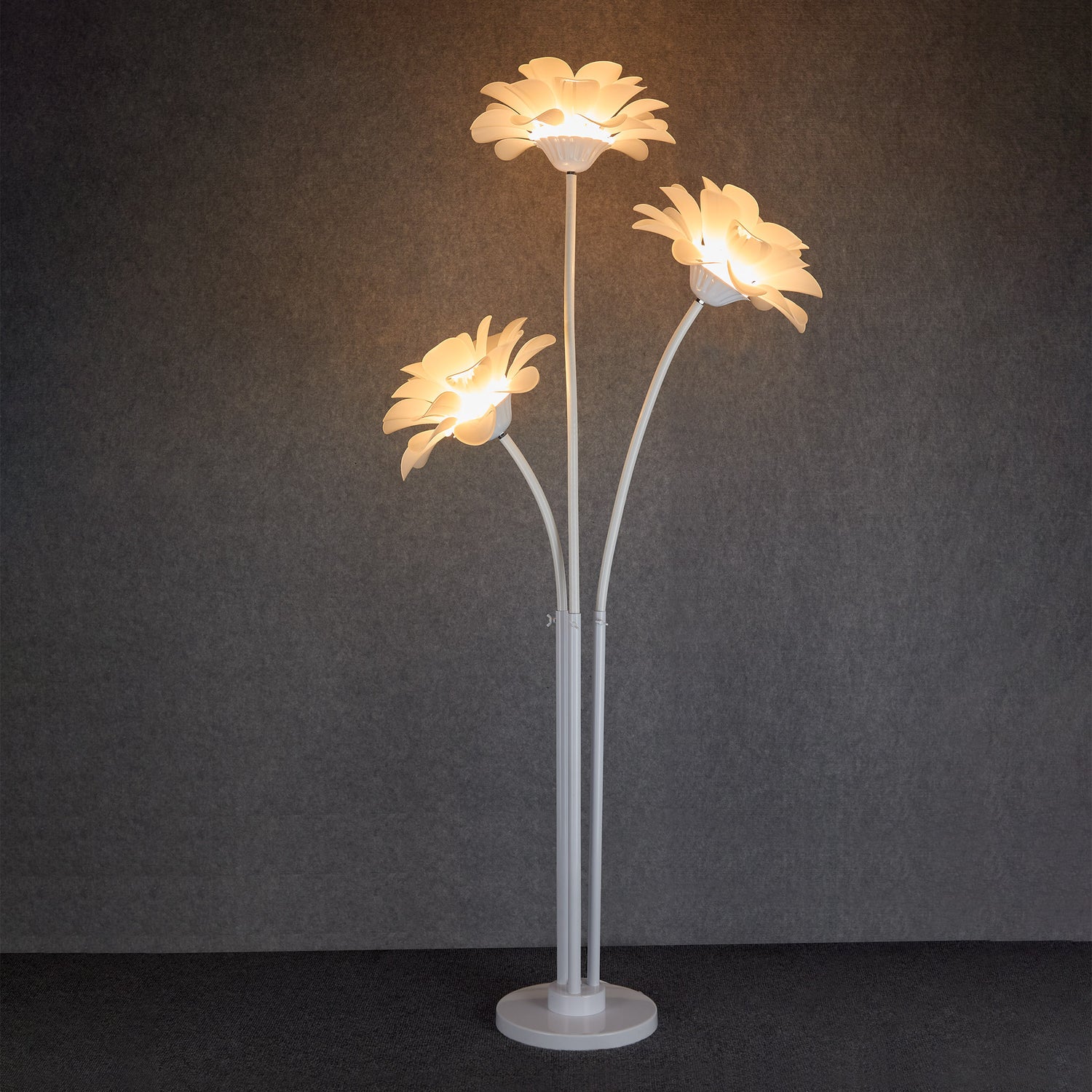 White luminous peony petal guide lights wedding event stage scene decoration supplies