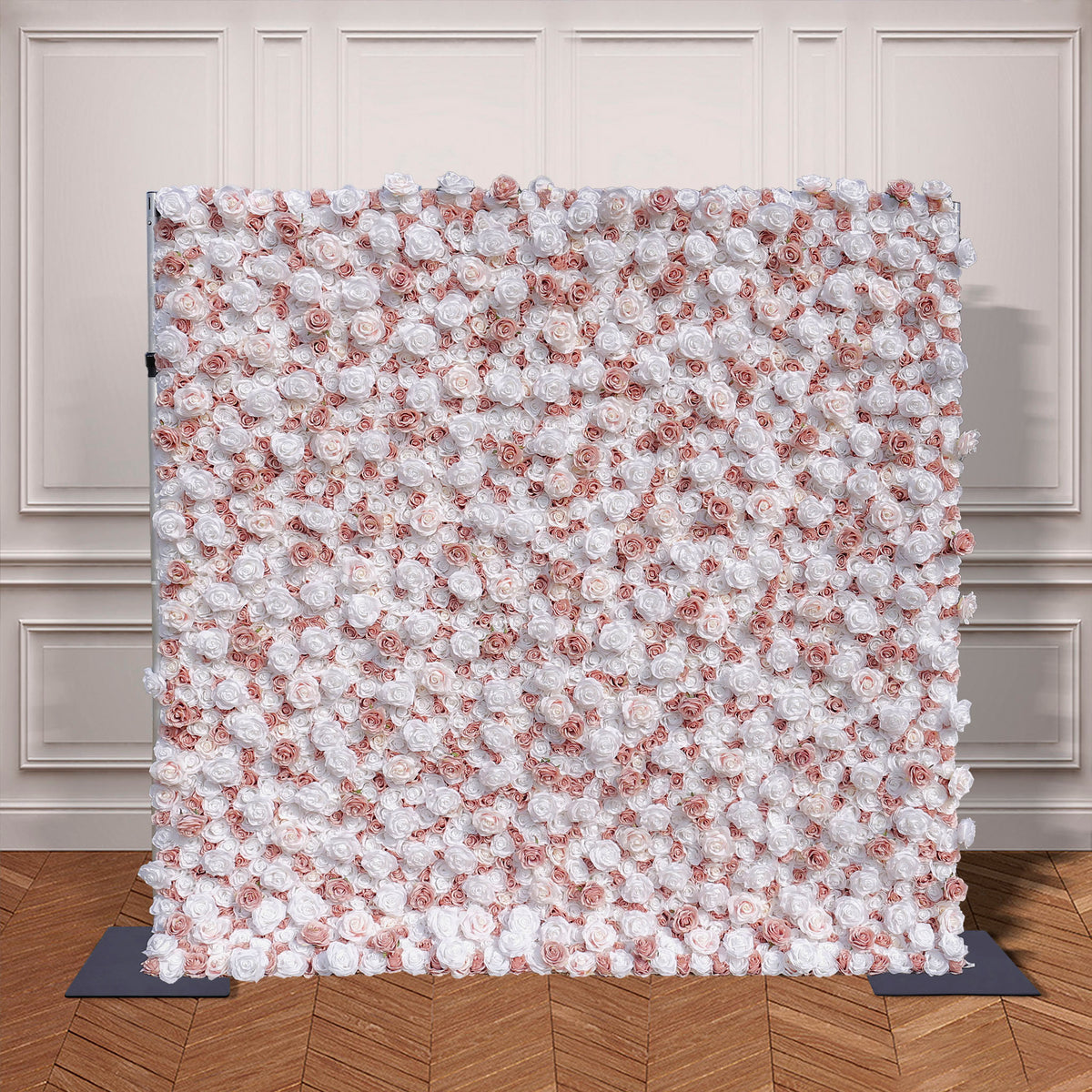 Aliflowers White Matte Pink Fabric Wall Flowers Window Display ALFWL107 - Ali Flowers