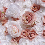 Aliflowers White Matte Pink Fabric Wall Flowers Window Display ALFWL107 - Ali Flowers