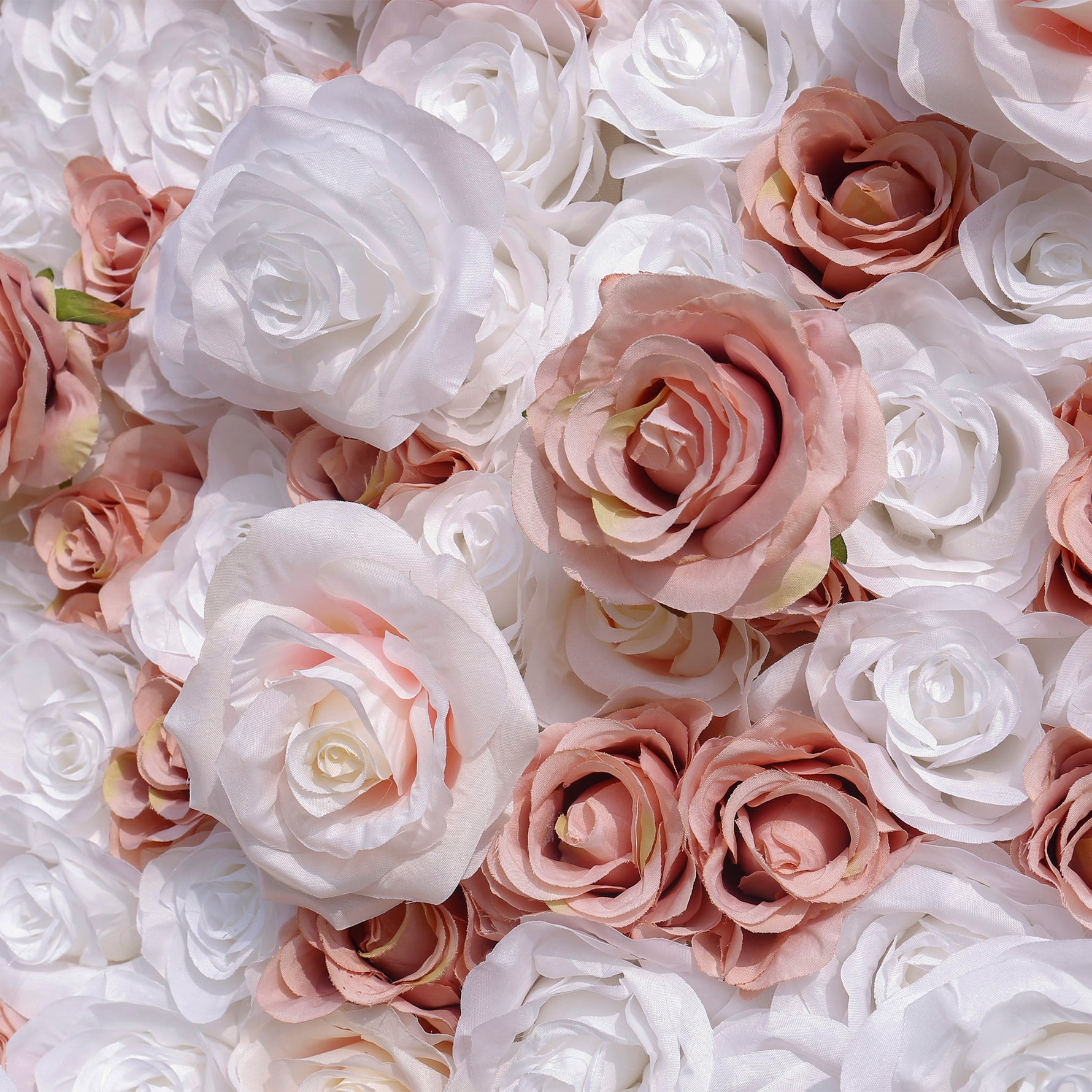 Aliflowers White Matte Pink Fabric Wall Flowers Window Display ALFWL107 - Ali Flowers