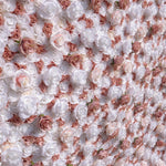 Aliflowers White Matte Pink Fabric Wall Flowers Window Display ALFWL107 - Ali Flowers