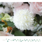 Aliflowers Blush Series Delphinium Grass Green Plant Leaves Flower Arrangement Decor Wedding Background Frame Aisle Floor Flower ALFAC007 - Ali Flowers