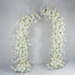 aliflowers-white-rose-artificial-flower-wedding-background-horn-arch-frame