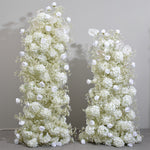 Aliflowers White Rose Orchid Baby's Breath Wedding Flower Arrangement ALFKT008