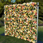 Aliflowers Sun Flowers with Green Hanging Curtain Plant Wall 3D Flowers ALFWL086 - Ali Flowers